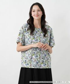 Tシャツ【Leilian WHITE LABEL】【接触冷感】
