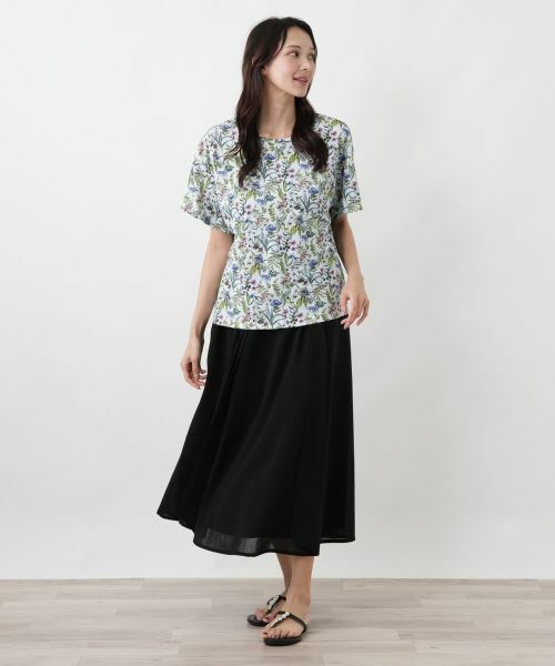 Leilian PLUS HOUSE / レリアンプラスハウス Tシャツ | Tシャツ【Leilian WHITE LABEL】【接触冷感】 | 詳細1