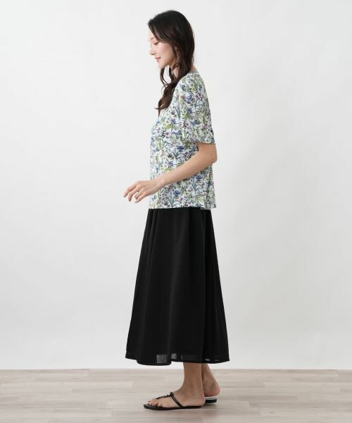 Leilian PLUS HOUSE / レリアンプラスハウス Tシャツ | Tシャツ【Leilian WHITE LABEL】【接触冷感】 | 詳細2