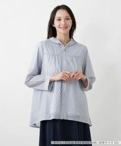 Leilian PLUS HOUSE / レリアンプラスハウス シャツ・ブラウス | 羽織ブラウス【Leilian WHITE LABEL】
