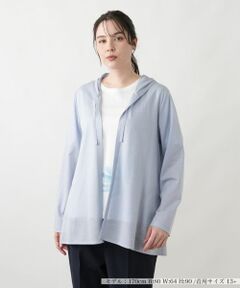 【接触冷感】羽織ブラウス【Leilian WHITE LABEL】