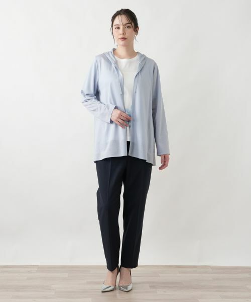 Leilian PLUS HOUSE / レリアンプラスハウス シャツ・ブラウス | 【接触冷感】羽織ブラウス【Leilian WHITE LABEL】 | 詳細13
