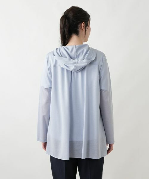 Leilian PLUS HOUSE / レリアンプラスハウス シャツ・ブラウス | 【接触冷感】羽織ブラウス【Leilian WHITE LABEL】 | 詳細18
