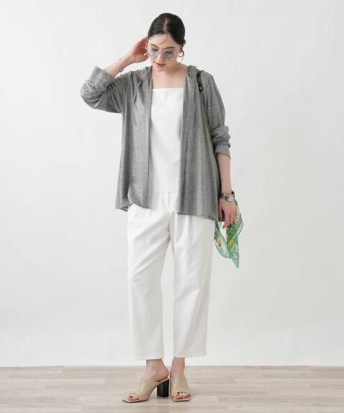 Leilian PLUS HOUSE / レリアンプラスハウス シャツ・ブラウス | 【接触冷感】羽織ブラウス【Leilian WHITE LABEL】 | 詳細5