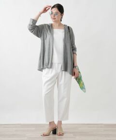 Leilian PLUS HOUSE / レリアンプラスハウス その他パンツ | 【UVケア・吸水・速乾】クロップドパンツ【Leilian WHITE LABEL】
