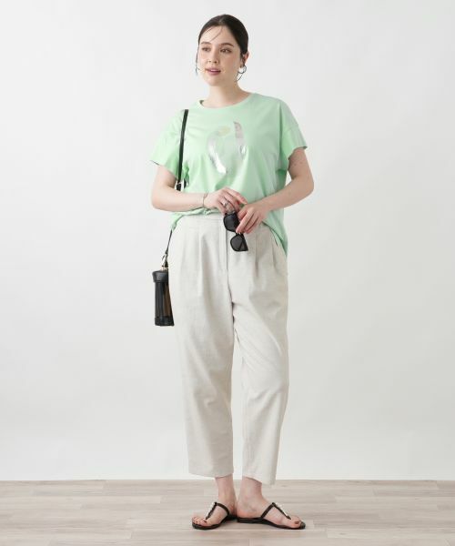 Leilian PLUS HOUSE / レリアンプラスハウス Tシャツ | 【接触冷感】Tシャツ【Leilian WHITE LABEL】 | 詳細11