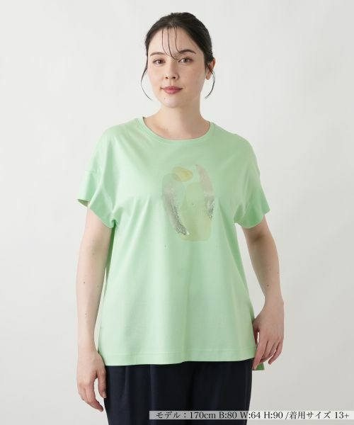 Leilian PLUS HOUSE / レリアンプラスハウス Tシャツ | 【接触冷感】Tシャツ【Leilian WHITE LABEL】 | 詳細13