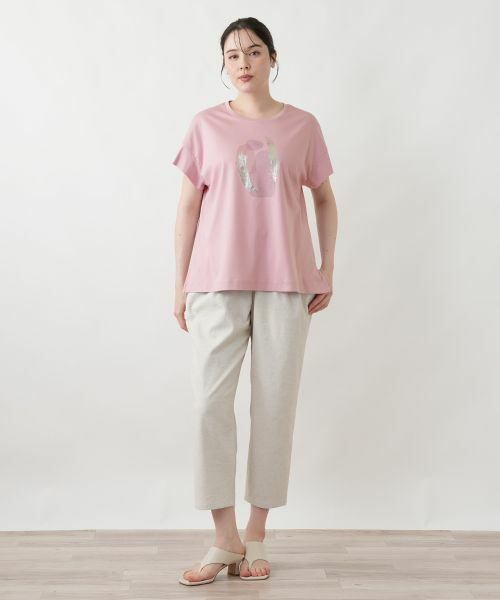 Leilian PLUS HOUSE / レリアンプラスハウス Tシャツ | 【接触冷感】Tシャツ【Leilian WHITE LABEL】 | 詳細17