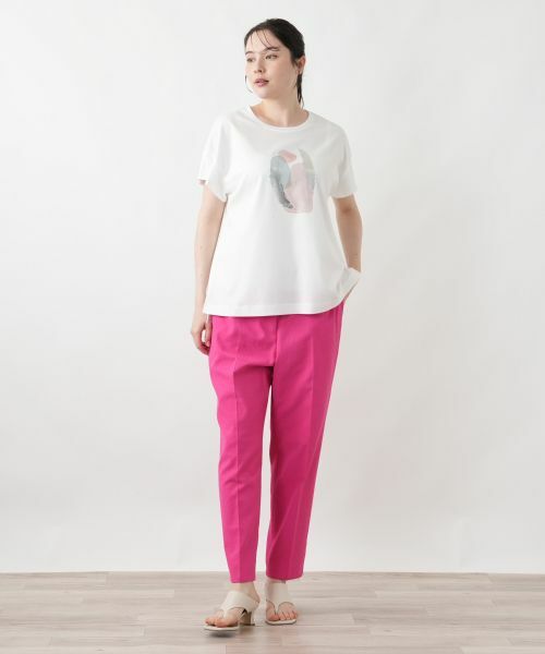 Leilian PLUS HOUSE / レリアンプラスハウス Tシャツ | 【接触冷感】Tシャツ【Leilian WHITE LABEL】 | 詳細6