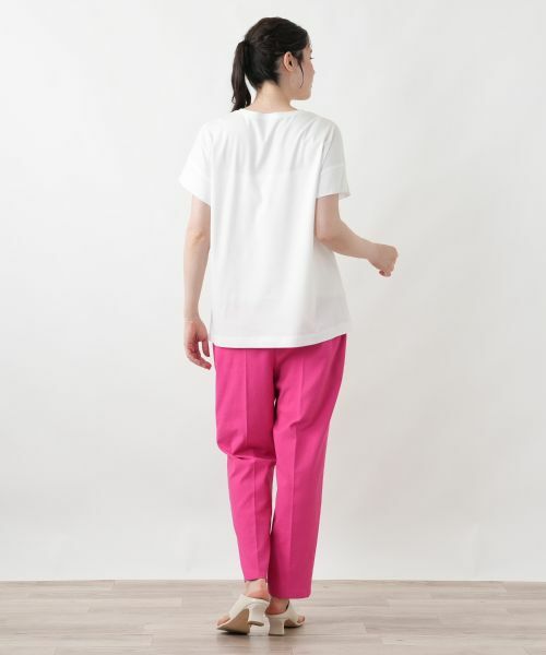 Leilian PLUS HOUSE / レリアンプラスハウス Tシャツ | 【接触冷感】Tシャツ【Leilian WHITE LABEL】 | 詳細8