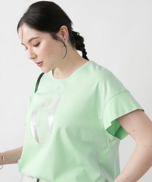 Leilian PLUS HOUSE / レリアンプラスハウス Tシャツ | 【接触冷感】Tシャツ【Leilian WHITE LABEL】 | 詳細9