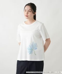 Leilian PLUS HOUSE / レリアンプラスハウス Tシャツ | 【接触冷感】Tシャツ【Leilian WHITE LABEL】