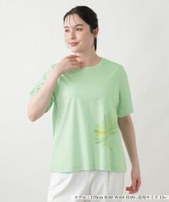 Leilian PLUS HOUSE / レリアンプラスハウス Tシャツ | 【接触冷感】Tシャツ【Leilian WHITE LABEL】