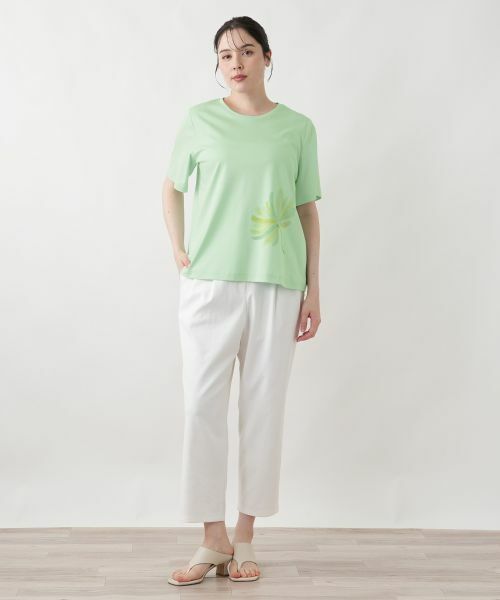 Leilian PLUS HOUSE / レリアンプラスハウス Tシャツ | 【接触冷感】Tシャツ【Leilian WHITE LABEL】 | 詳細1