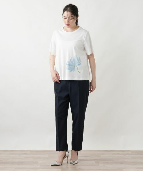 Leilian PLUS HOUSE / レリアンプラスハウス Tシャツ | 【接触冷感】Tシャツ【Leilian WHITE LABEL】 | 詳細12