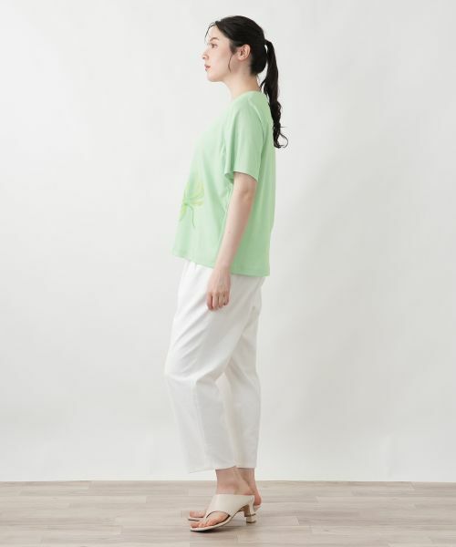 Leilian PLUS HOUSE / レリアンプラスハウス Tシャツ | 【接触冷感】Tシャツ【Leilian WHITE LABEL】 | 詳細2