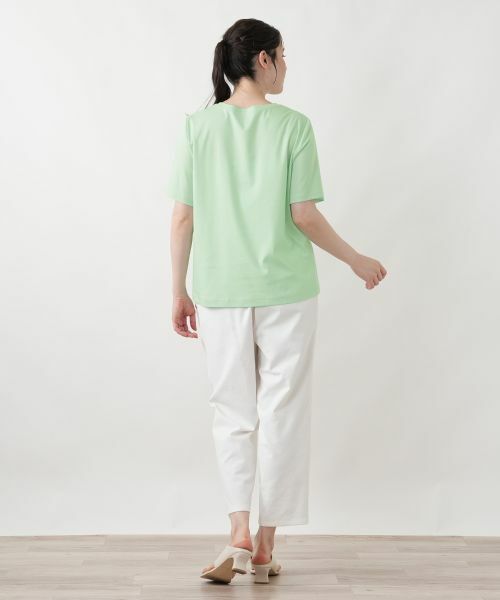 Leilian PLUS HOUSE / レリアンプラスハウス Tシャツ | 【接触冷感】Tシャツ【Leilian WHITE LABEL】 | 詳細3