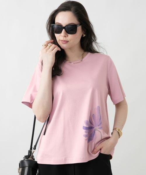 Leilian PLUS HOUSE / レリアンプラスハウス Tシャツ | 【接触冷感】Tシャツ【Leilian WHITE LABEL】 | 詳細4