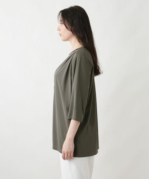 Leilian PLUS HOUSE / レリアンプラスハウス テーラードジャケット | 【接触冷感・吸水・速乾】ドレープジャケット【Leilian WHITE LABEL】 | 詳細11