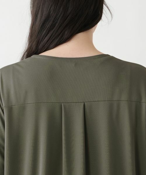 Leilian PLUS HOUSE / レリアンプラスハウス テーラードジャケット | 【接触冷感・吸水・速乾】ドレープジャケット【Leilian WHITE LABEL】 | 詳細14