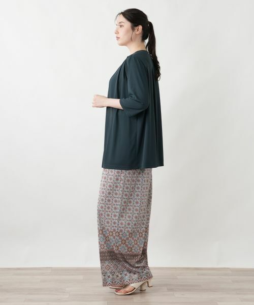 Leilian PLUS HOUSE / レリアンプラスハウス テーラードジャケット | 【接触冷感・吸水・速乾】ドレープジャケット【Leilian WHITE LABEL】 | 詳細5