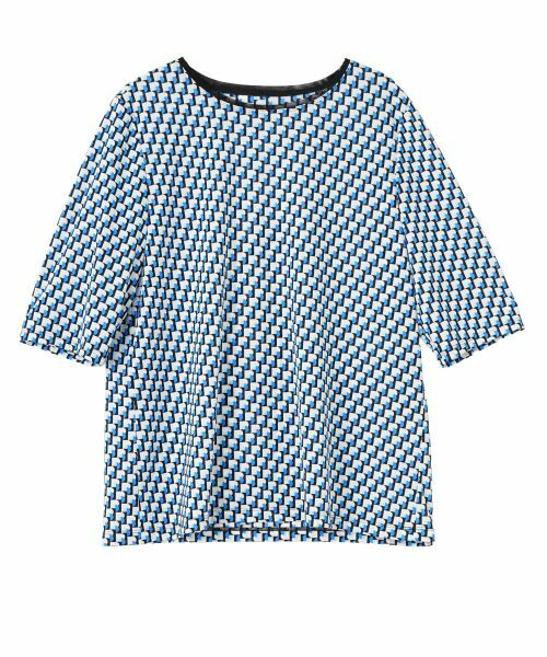 Leilian PLUS HOUSE / レリアンプラスハウス カットソー | カットソー【Leilian WHITE LABEL】（コバルトブルー）