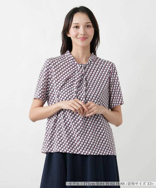 Leilian PLUS HOUSE / レリアンプラスハウス カットソー | カットソー【Leilian WHITE LABEL】（レッド）
