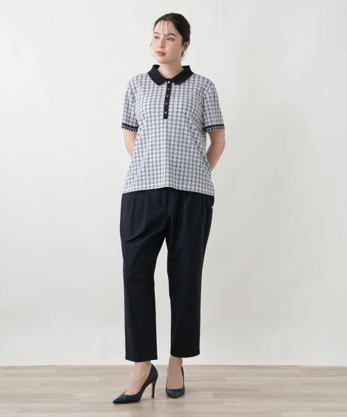 Leilian PLUS HOUSE / レリアンプラスハウス ポロシャツ | 【接触冷感】ポロシャツ【Leilian WHITE LABEL】 | 詳細1