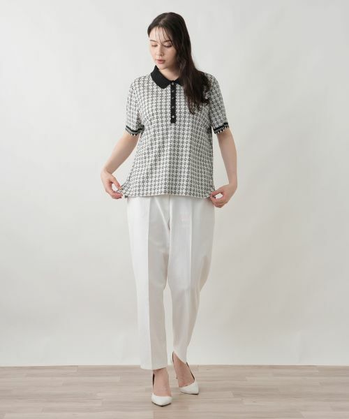 Leilian PLUS HOUSE / レリアンプラスハウス ポロシャツ | 【接触冷感】ポロシャツ【Leilian WHITE LABEL】 | 詳細4