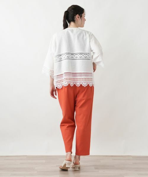 Leilian PLUS HOUSE / レリアンプラスハウス シャツ・ブラウス | 羽織ブラウス【Leilian WHITE LABEL】 | 詳細3