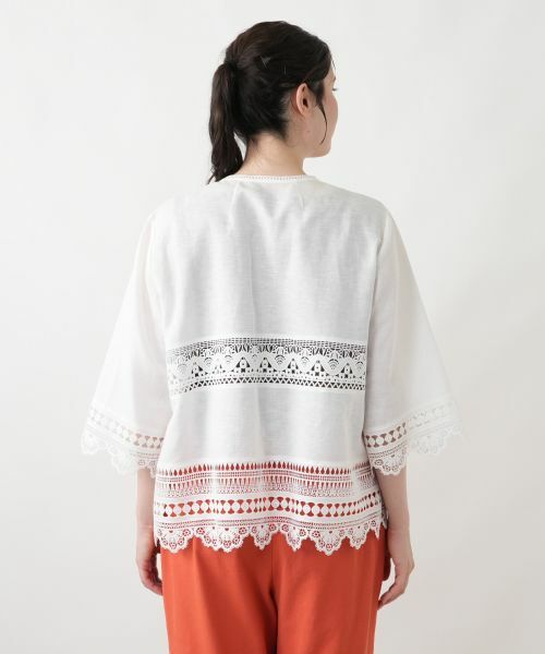 Leilian PLUS HOUSE / レリアンプラスハウス シャツ・ブラウス | 羽織ブラウス【Leilian WHITE LABEL】 | 詳細6