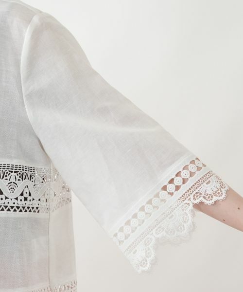 Leilian PLUS HOUSE / レリアンプラスハウス シャツ・ブラウス | 羽織ブラウス【Leilian WHITE LABEL】 | 詳細9