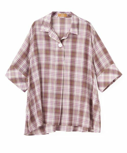 Leilian PLUS HOUSE / レリアンプラスハウス シャツ・ブラウス | ブラウス【Leilian WHITE LABEL】（ラベンダー）