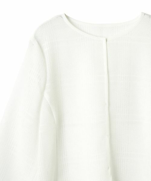 Leilian PLUS HOUSE / レリアンプラスハウス シャツ・ブラウス | 羽織ブラウス【Leilian WHITE LABEL】 | 詳細3