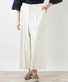 Leilian PLUS HOUSE / レリアンプラスハウス その他パンツ | ワイドパンツ【Leilian WHITE LABEL】【UVケア・吸水・速乾】