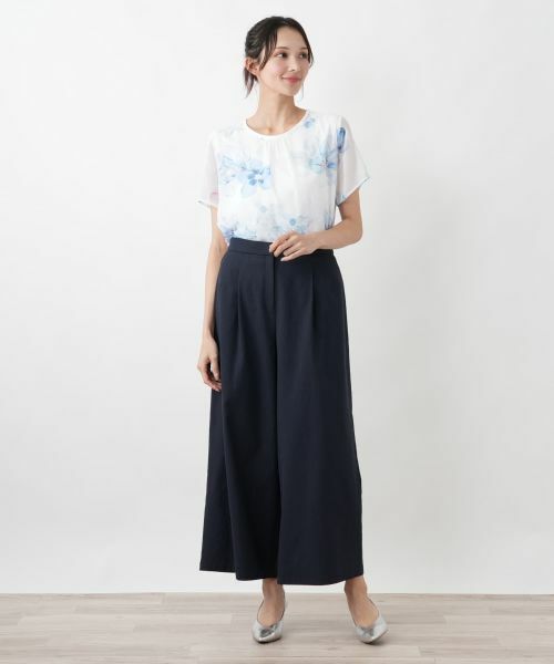 Leilian PLUS HOUSE / レリアンプラスハウス その他パンツ | ワイドパンツ【Leilian WHITE LABEL】【UVケア・吸水・速乾】 | 詳細4