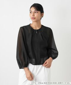 Leilian PLUS HOUSE / レリアンプラスハウス その他アウター | ブルゾン【Leilian WHITE LABEL】