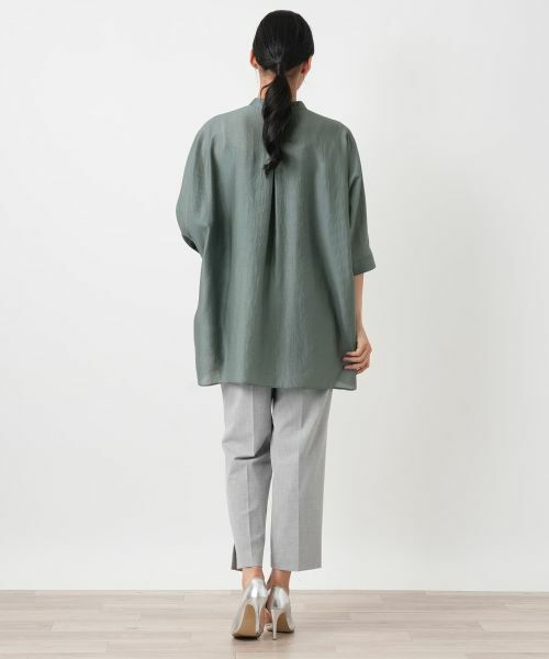 Leilian PLUS HOUSE / レリアンプラスハウス シャツ・ブラウス | 羽織ブラウス【Leilian WHITE LABEL】 | 詳細3