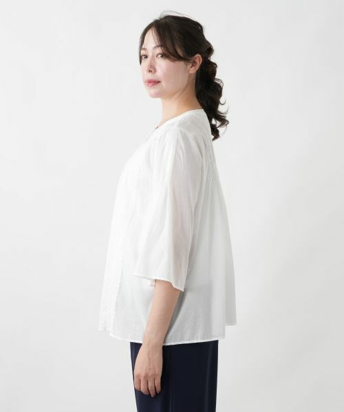 Leilian PLUS HOUSE / レリアンプラスハウス シャツ・ブラウス | ブラウス【Leilian WHITE LABEL】 | 詳細7