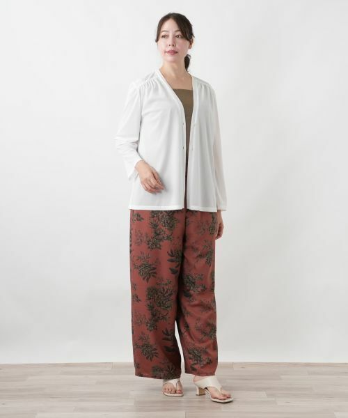 Leilian PLUS HOUSE / レリアンプラスハウス シャツ・ブラウス | 羽織ブラウス【Leilian WHITE LABEL】 | 詳細7