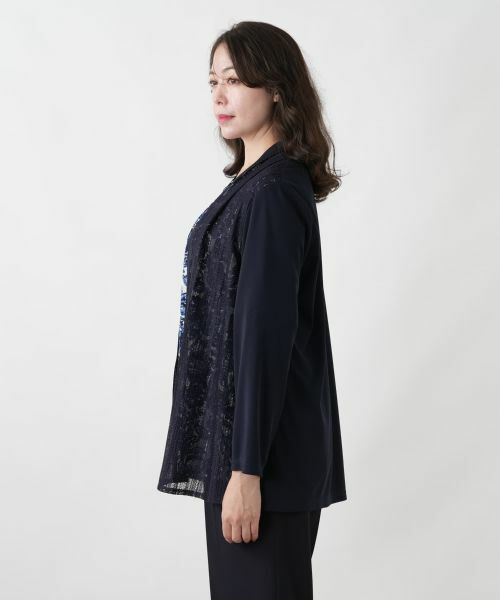Leilian PLUS HOUSE / レリアンプラスハウス シャツ・ブラウス | 羽織ブラウス【Leilian WHITE LABEL】 | 詳細8