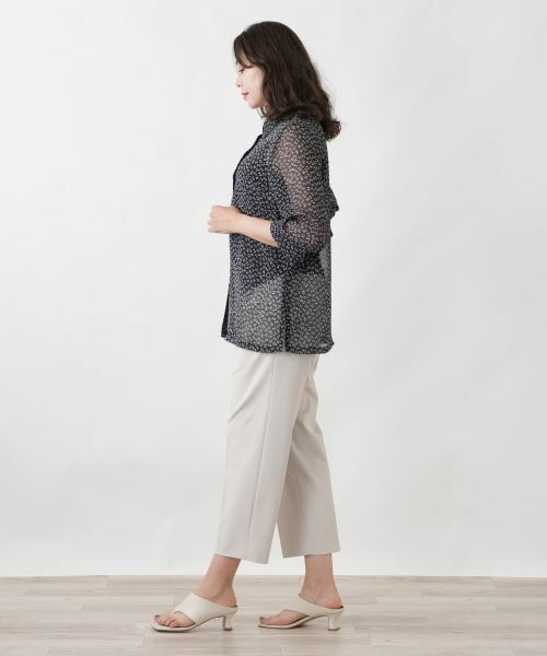 Leilian PLUS HOUSE / レリアンプラスハウス シャツ・ブラウス | 羽織ブラウス【Leilian WHITE LABEL】 | 詳細5