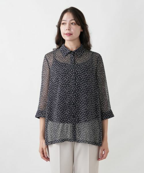 Leilian PLUS HOUSE / レリアンプラスハウス シャツ・ブラウス | 羽織ブラウス【Leilian WHITE LABEL】 | 詳細7