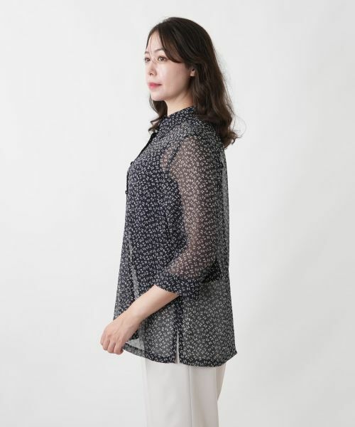 Leilian PLUS HOUSE / レリアンプラスハウス シャツ・ブラウス | 羽織ブラウス【Leilian WHITE LABEL】 | 詳細8
