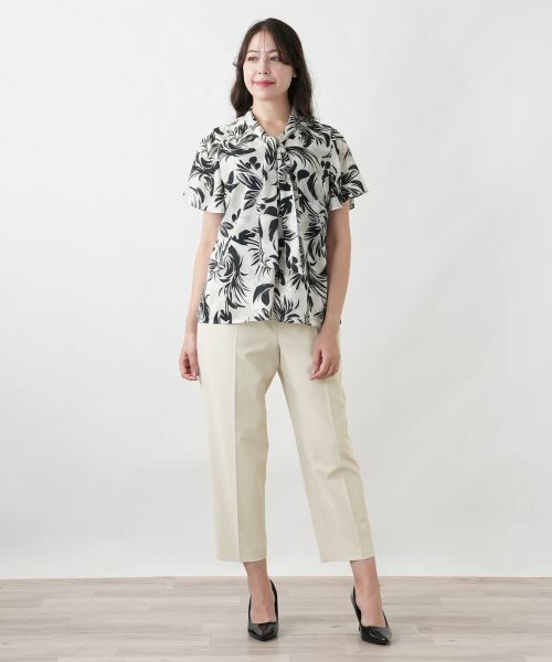 Leilian PLUS HOUSE / レリアンプラスハウス その他パンツ | 【UVケア・接触冷感・はっ水】クロップドパンツ【Leilian WHITE LABEL】 | 詳細1