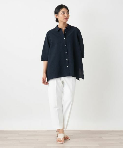 Leilian PLUS HOUSE / レリアンプラスハウス シャツ・ブラウス | シャツブラウス【Leilian WHITE LABEL】 | 詳細1
