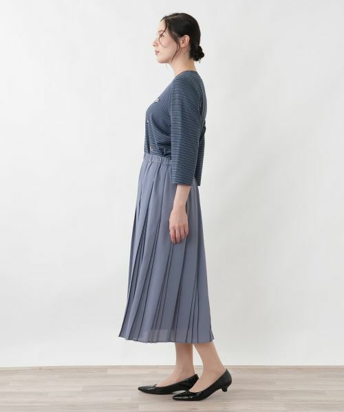 Leilian PLUS HOUSE / レリアンプラスハウス ロング・マキシ丈スカート | プリーツスカート【Leilian WHITE LABEL】 | 詳細2