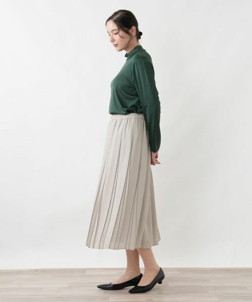 Leilian PLUS HOUSE / レリアンプラスハウス ロング・マキシ丈スカート | プリーツスカート【Leilian WHITE LABEL】 | 詳細5