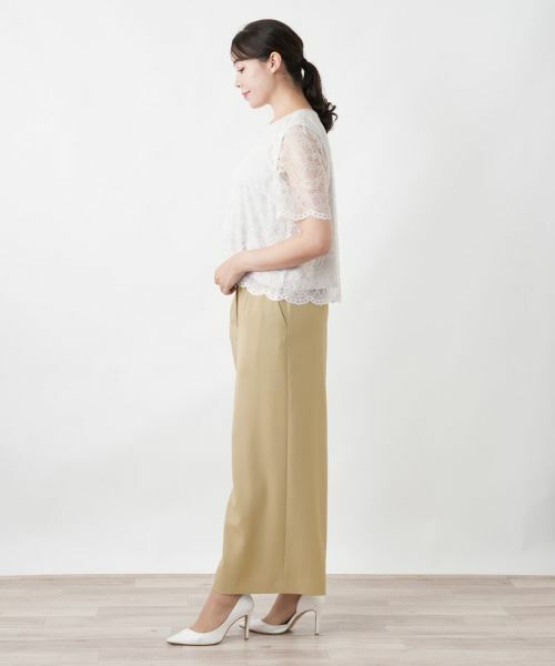Leilian PLUS HOUSE / レリアンプラスハウス その他パンツ | ガウチョパンツ【Leilian WHITE LABEL】 | 詳細5