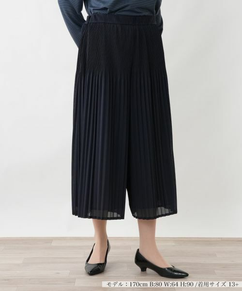 Leilian PLUS HOUSE / レリアンプラスハウス その他パンツ | パンツ(ネイビー)